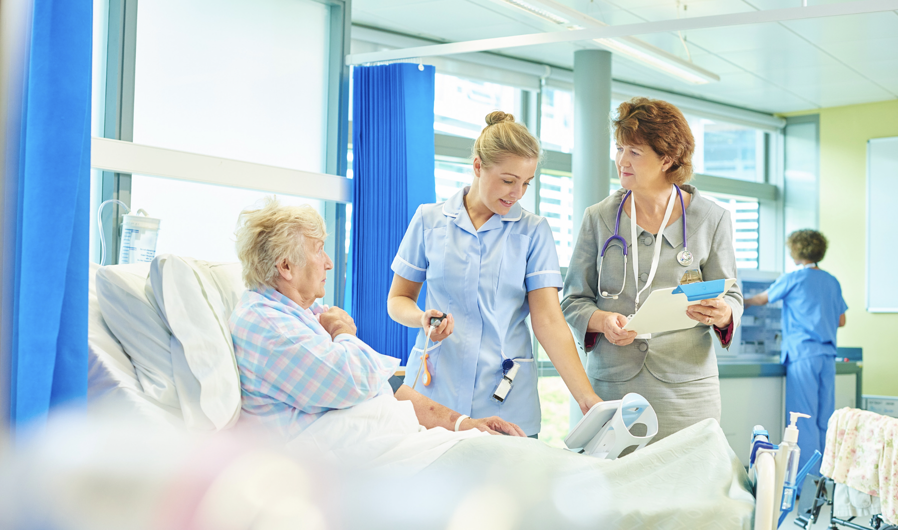 coronis health rural hospital doctors examining patient