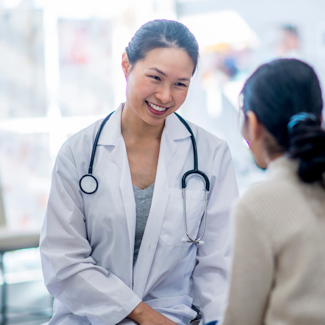 Coronis health fqhc medical worker talking to patient